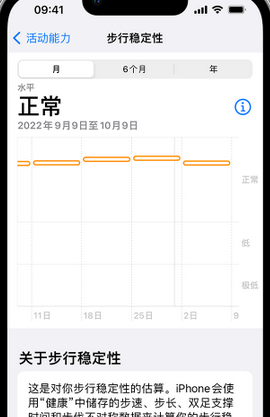 高平iPhone手机维修如何在iPhone开启'步行稳定性通知'