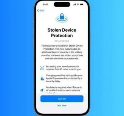 高平苹果授权维修店分享被盗设备保护功能开启方法 