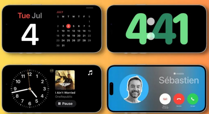 高平苹果手机维修分享iOS17横屏充电待机显示有什么好处 