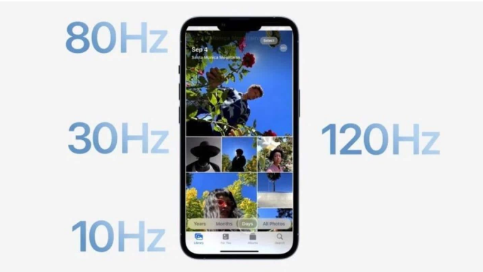 高平苹果14维修分享iPhone 14有高刷吗 