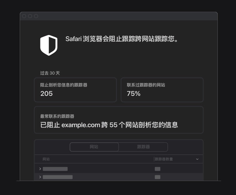 高平苹果手机维修分享如何在 Safari 浏览器中查看和打开隐私报告 